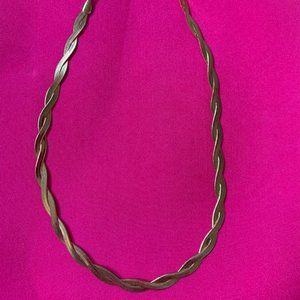 BaubleBar Gia Twist Herringbone Necklace
